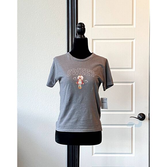 Nordstrom Tops - Charcoal Gray Strawberry Shortcake T-shirt